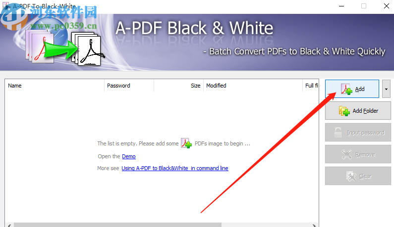 A-PDF To Black-White将PDF文件转换成黑白效果的方法