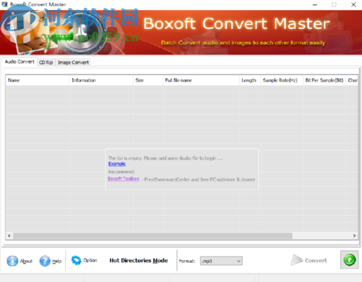 Boxoft Converter Master批量转换MP3音频的方法