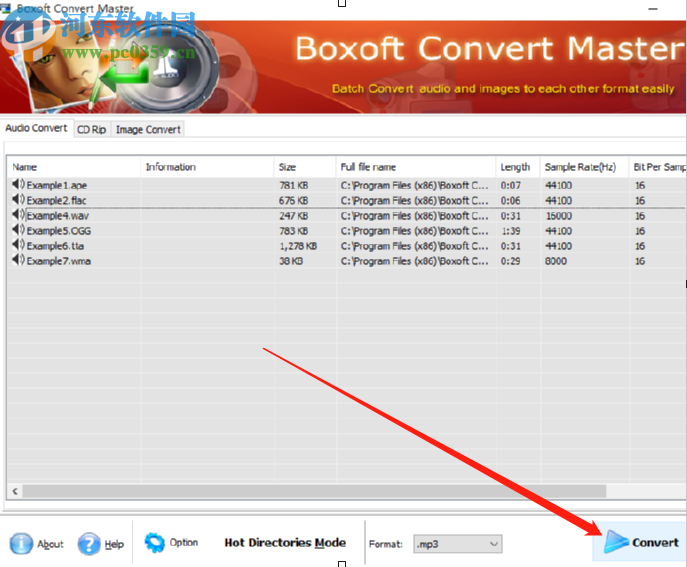 Boxoft Converter Master批量转换MP3音频的方法