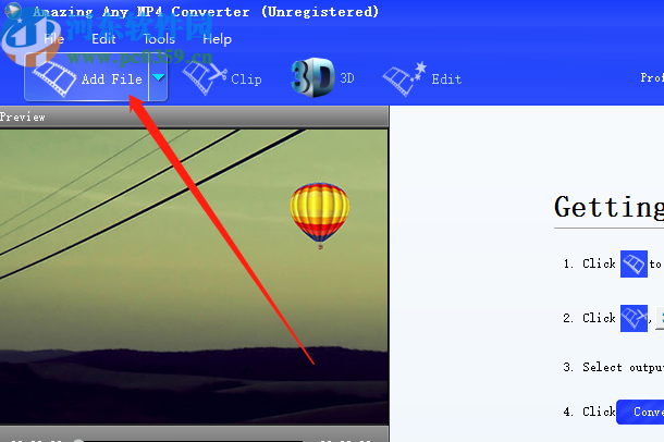Amazing Any MP4 Converter将MP4转换成3D视频的方法