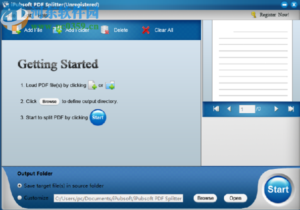 iPubsoft PDF Splitter分割PDF文件的方法