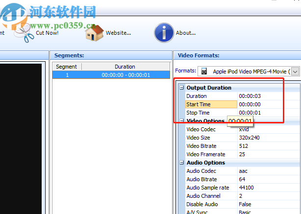 Weeny Free Video Cutter切割视频文件的方法
