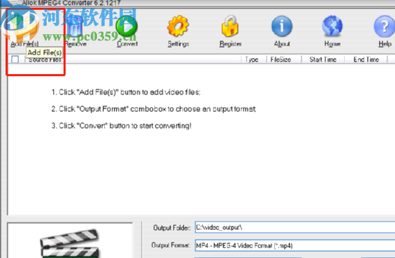 Allok MPEG4 Converter将MP4视频转换成AVI格式的方法