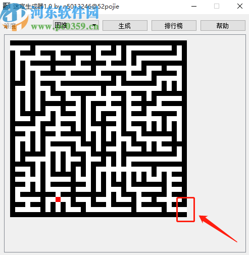 迷宫生成器生成迷宫地图的方法