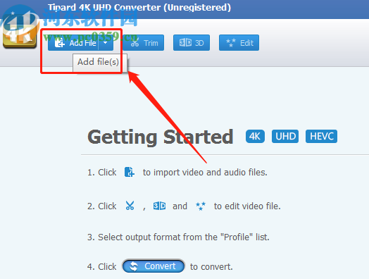 Tipard 4K UHD Converter将视频转换成3D视频格式的方法