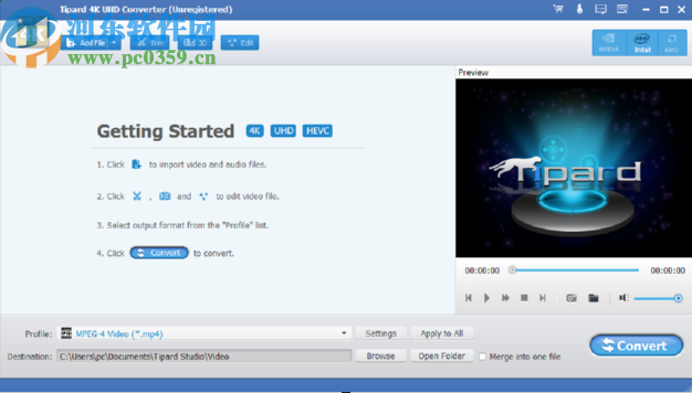 Tipard 4K UHD Converter将视频转换成3D视频格式的方法