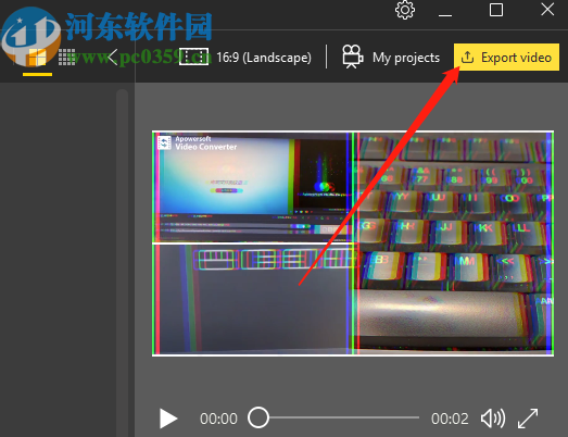 Icecream Video Editor剪切视频的方法
