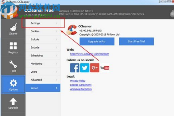 CCleaner修改为中文界面的方法