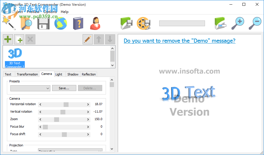 Insofta 3D Text Commander破解教程