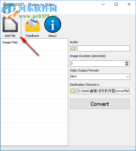 VovSoft Photos to Video将照片转换到视频的方法