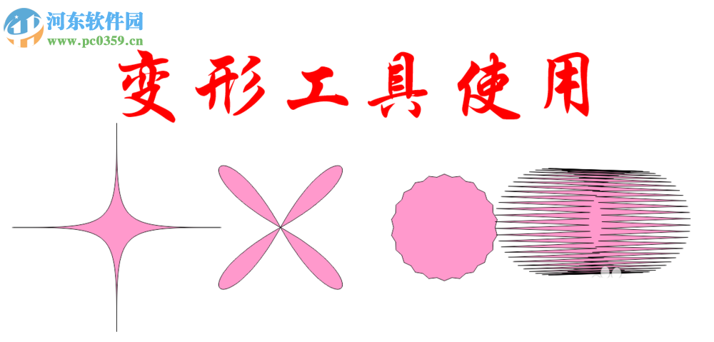 cdr软件变形工具的使用方法