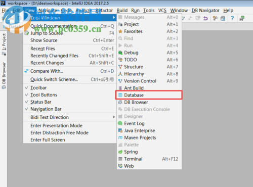 intellij idea数据库的配置和使用教程