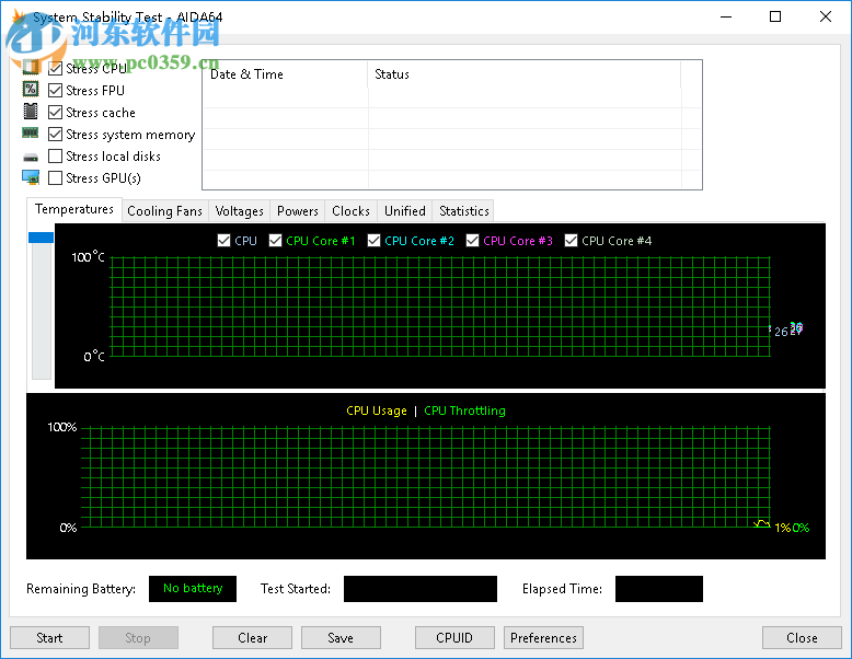 AIDA64 Extreme测试系统稳定性的方法