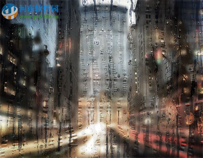 使用PS制作湿玻璃效果的教程