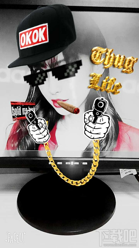 嘻哈风格的眼镜贴纸有哪一些？嘻哈风格贴纸p图软件推荐