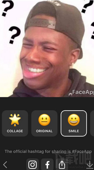 face app怎么给人换笑脸?