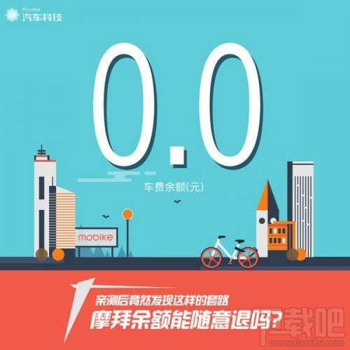 摩拜单车余额能随意退吗？摩拜单车余额申请退款多久到账