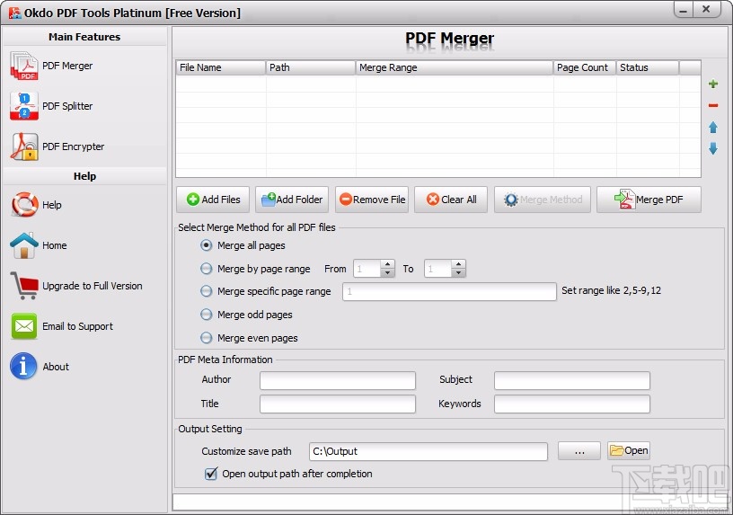 Okdo PDF Tools Platinum加密PDF的方法