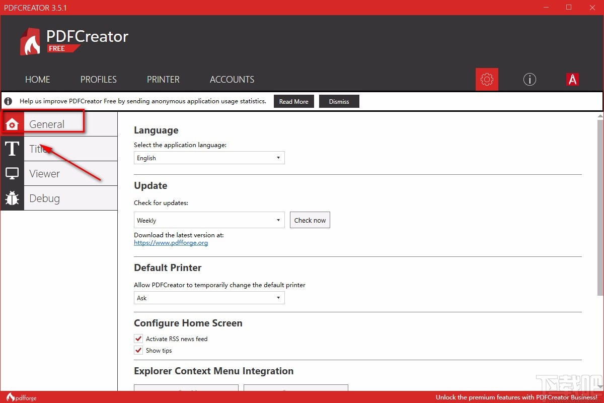 pdfcreator设置中文的方法