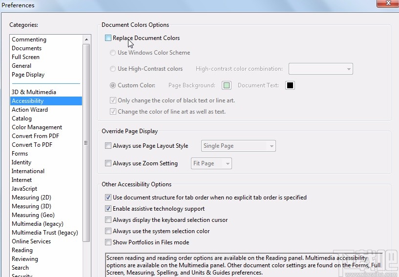 Adobe Acrobat设置护眼模式的方法