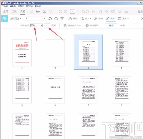 Adobe Acrobat dc拆分PDF文件的方法