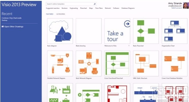 Microsoft Visio画功能结构图的方法