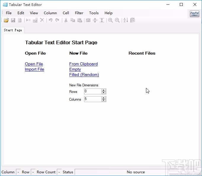 Tabular Text Editor的使用方法