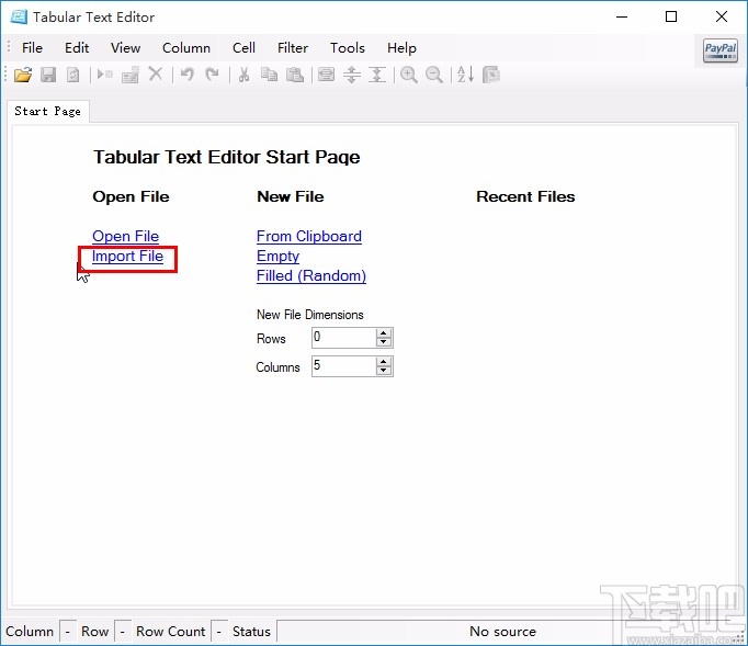 Tabular Text Editor的使用方法