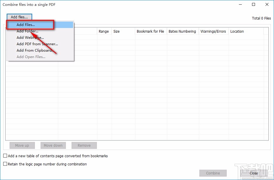 foxit phantom合并PDF的方法