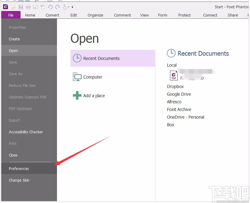 foxit phantom设置中文的方法