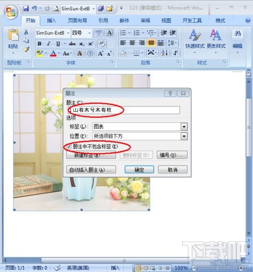 Word图片怎么添加注释？