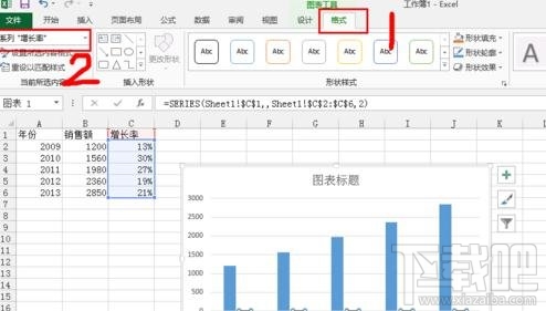 excel2016中怎么添加次坐标轴