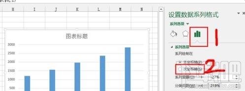excel2016中怎么添加次坐标轴