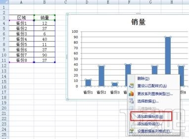 excel中怎么使柱状图显示数据?excel使柱状图显示数据教程