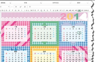 excel2013日历怎么制作？excel日历制作教程