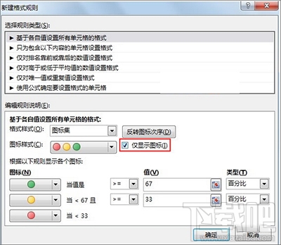 Excel2013怎么用红灯图标记录工作情况？