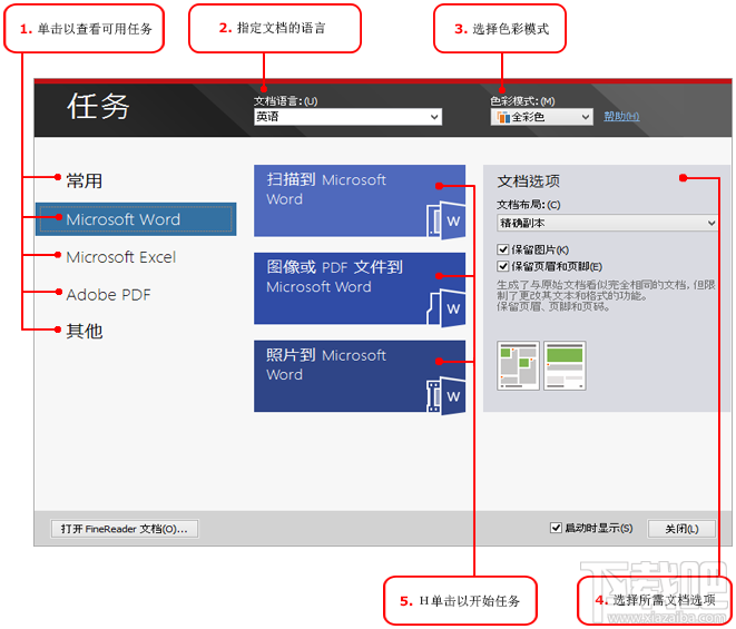 ABBYY FineReader12新手入门教程 ABBYY FineReader12如何快速启动?