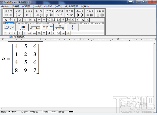 怎样利用MathType 输入任意维数的矩阵