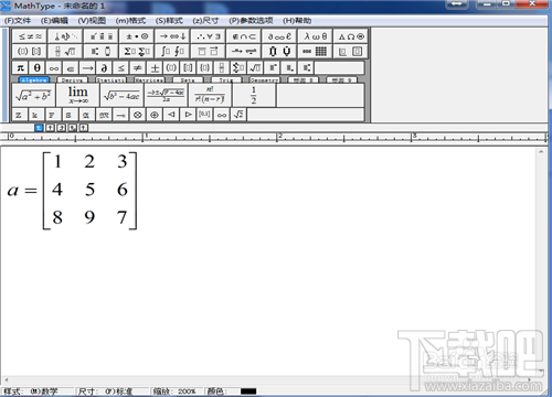 怎样利用MathType 输入任意维数的矩阵