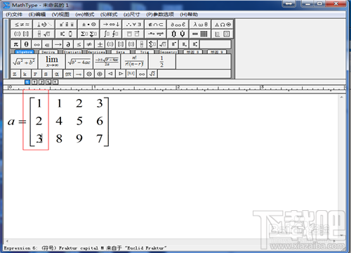 怎样利用MathType 输入任意维数的矩阵
