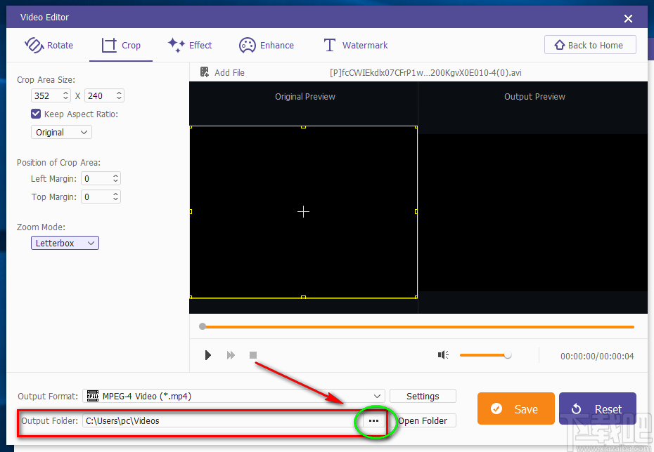 Apeaksoft Video Editor裁剪视频画面的方法步骤