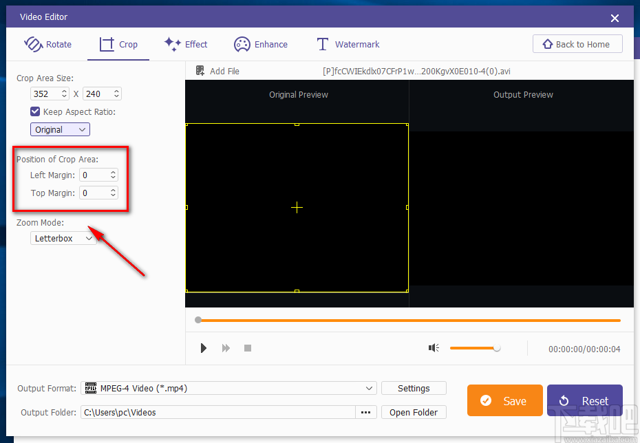 Apeaksoft Video Editor裁剪视频画面的方法步骤