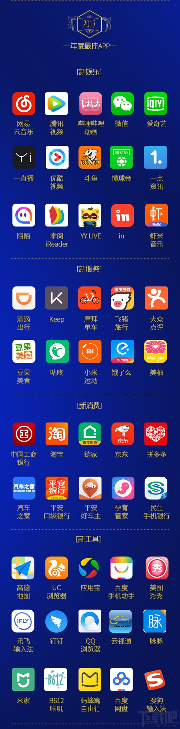 2017年度优秀app有哪些？2017年度优秀app榜单