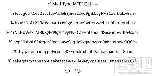 Word粘贴后MathType公式乱码怎么解决