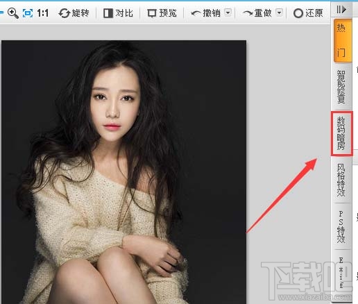 可牛影像人像的柔焦效果怎么制作?
