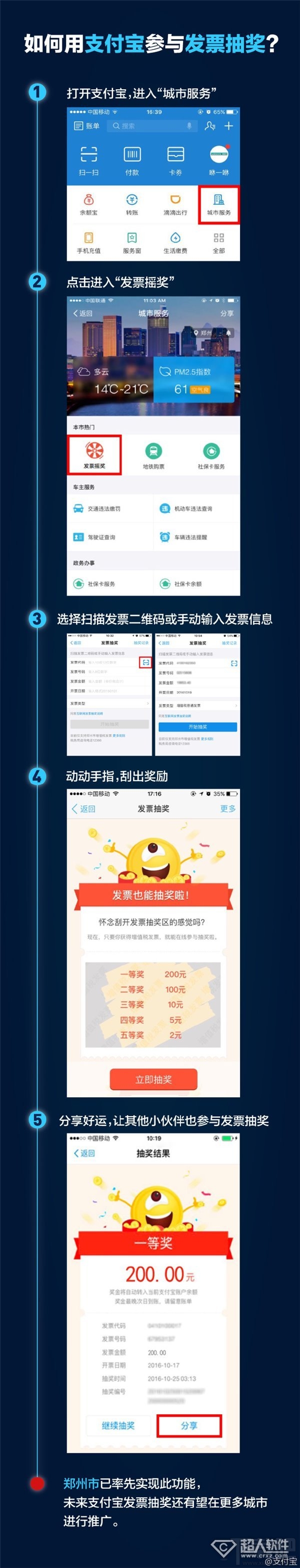 支付宝怎么扫描发票来辨别真伪