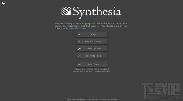 synthesia钢琴乐谱如何导入？