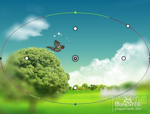 Photoshop CCS场景光圈移轴模糊调整控制手柄不见了怎么回事