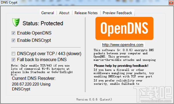 DNSCrypt显示红色UnProtected怎么办