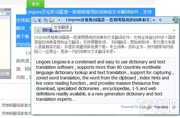 为什么灵格斯的解释区内不能显示任何内容